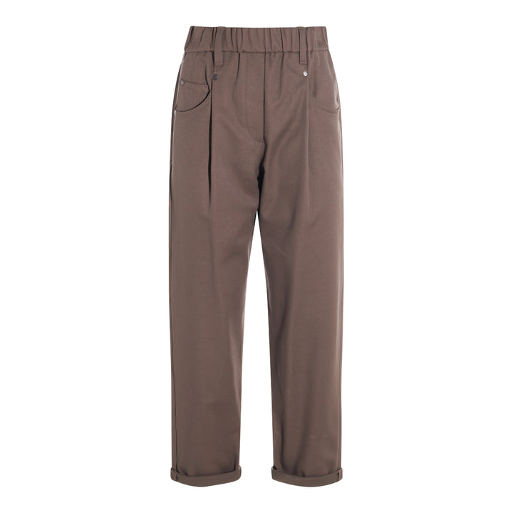 Brunello Cucinelli Trousers - Brown | 273b8f3ca5acb2b6d24d7a06e3d9c7c924068843