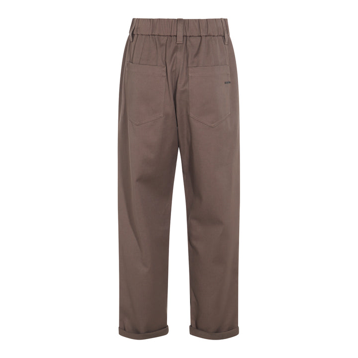 Brunello Cucinelli Trousers - Brown | a65da7c698a4ff296cf6e906e0fe3453e116d9c7