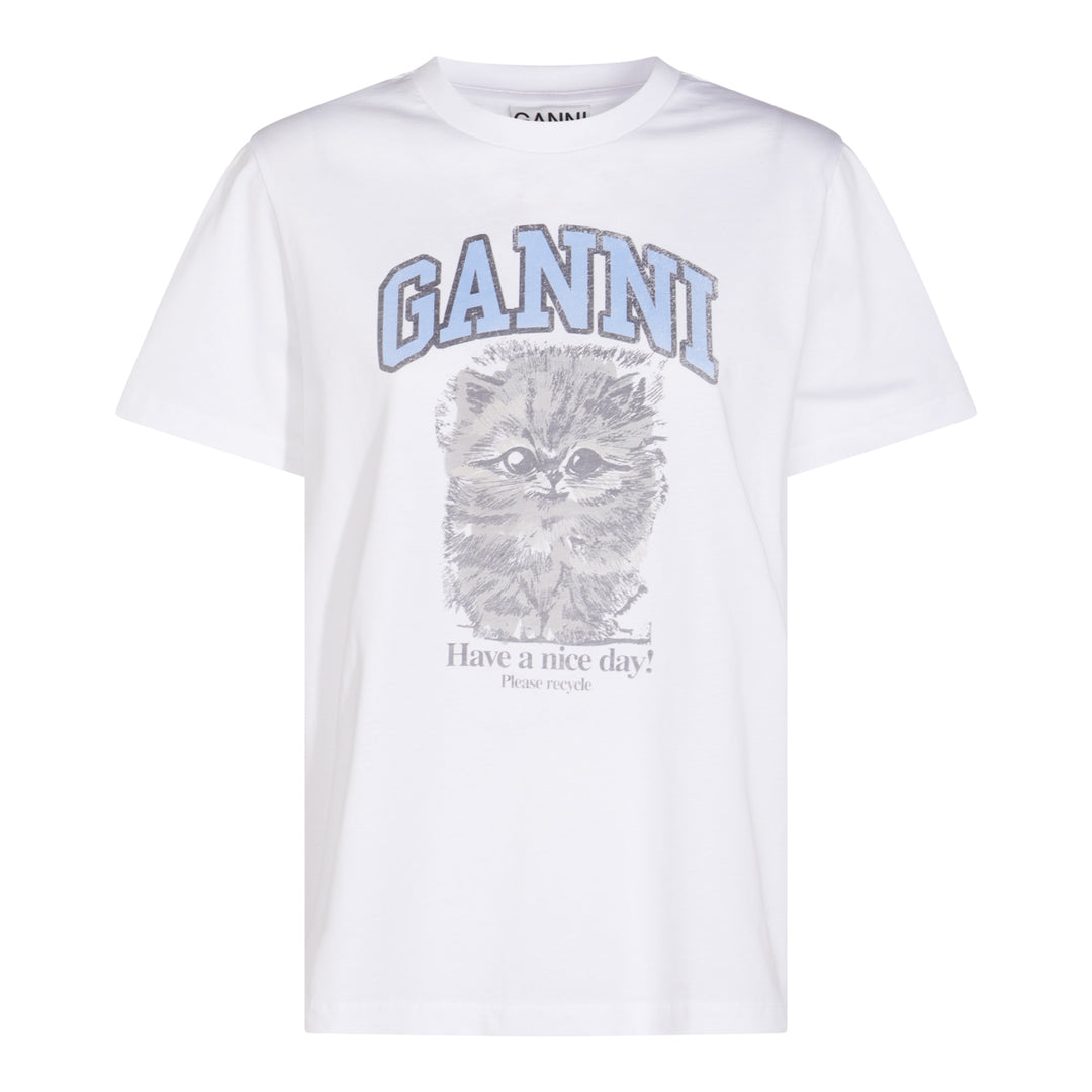 Ganni T-shirts and Polos - Light and natural | 4688f446be5a4c475129e9a2081dbc3cbf174c93