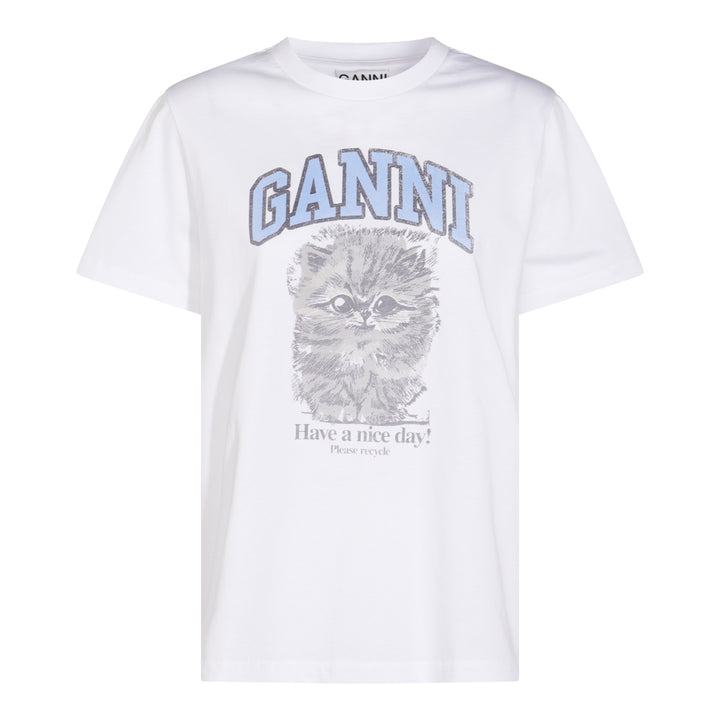 Ganni T-shirts and Polos - Light and natural | 4688f446be5a4c475129e9a2081dbc3cbf174c93