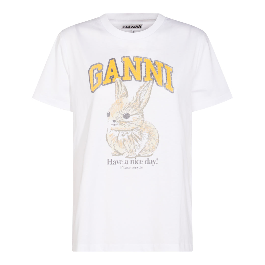 Ganni T-shirts and Polos - Light and natural | d65efb96042aad914dbbe29279f00f8efdc5719b
