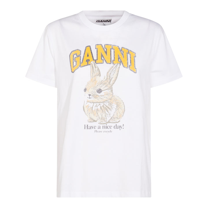 Ganni T-shirts and Polos - Light and natural | d65efb96042aad914dbbe29279f00f8efdc5719b