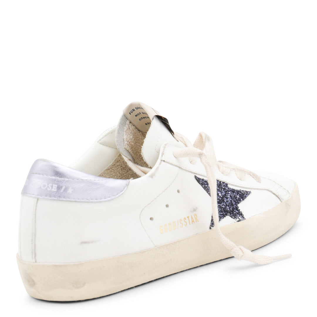 Golden Goose Sneakers - WHITE/BLACK/GLICINE | 7b4356d1fdd257f6ac042ca94294056120abcc04