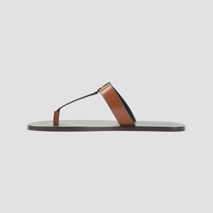 Saint Laurent Sandals - Brown | 2a334e98ddcca50ed4e4921ca11b0678242ac92f
