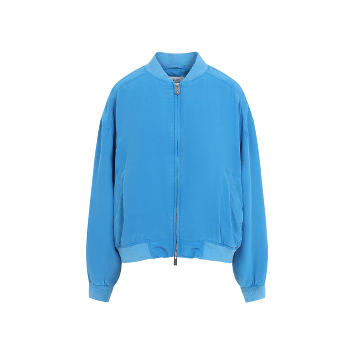 Versace Bomber jackets - Blue | c2a117cae32d7d96273519deac1300d43401e3e3