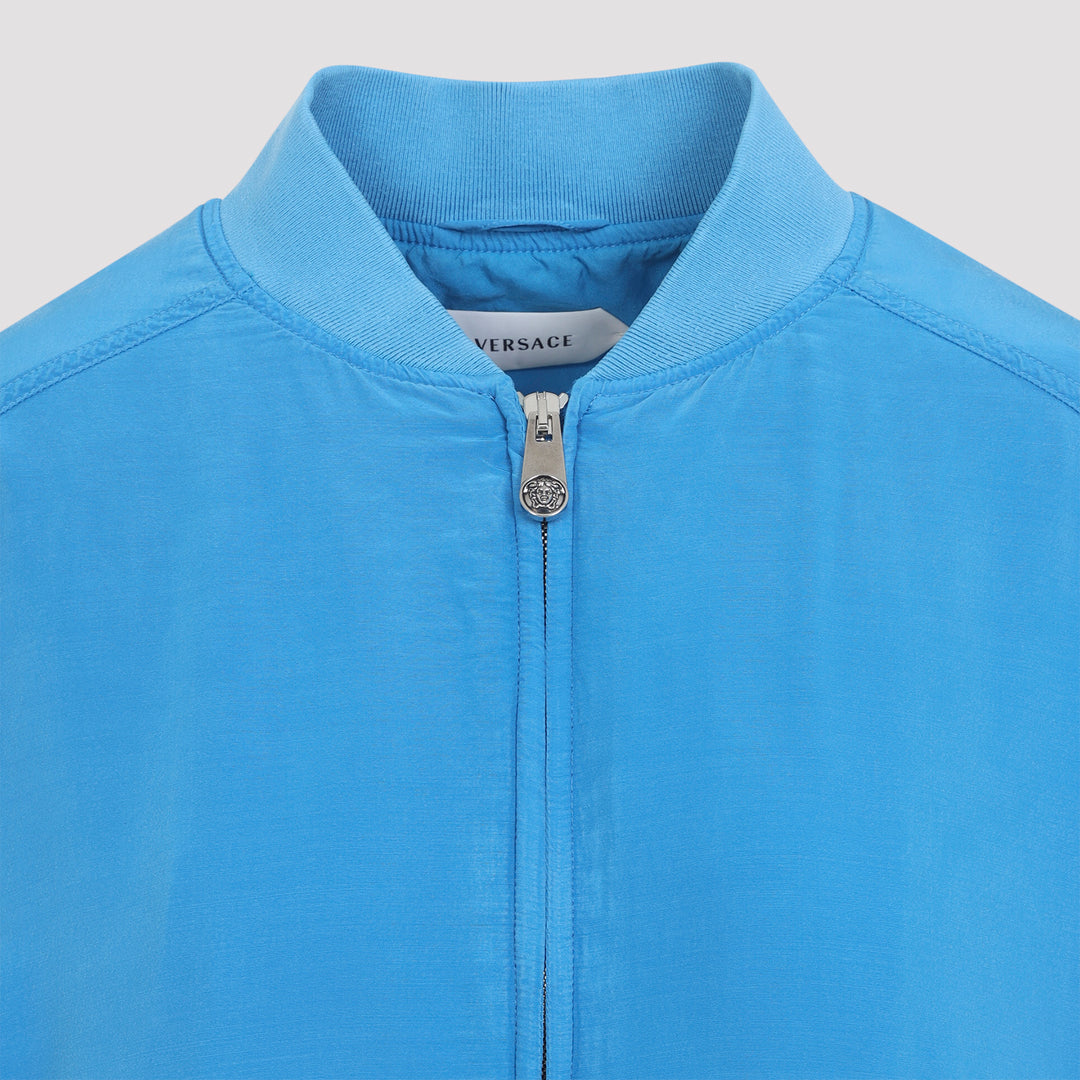 Versace Bomber jackets - Blue | c8a1d0fb91100abcfaaf8b042ad0a7991364f501