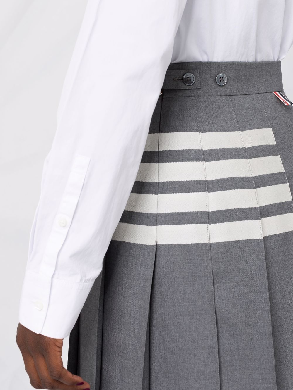 Thom Browne Midi skirts - Grey | 712650e2fa7cebcfcdf8d620b3cb1261a49f570f