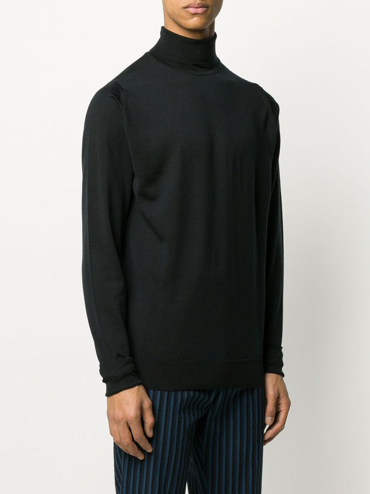John Smedley Turtle neck - Black | 25ce783484e81fdbfc3318dd74ad0a9dd37750d3