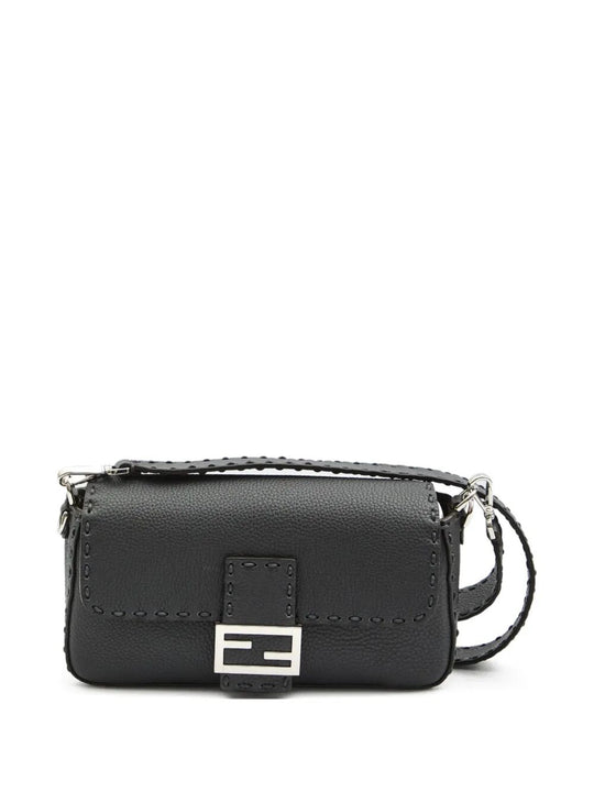 Baguette Macro-Stitch Messenger Bag