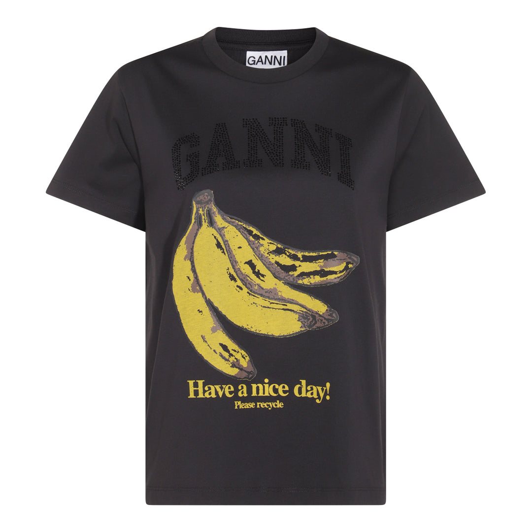 Ganni T-shirts and Polos - PHANTOM | 9458062304e763fd23785fec1c22ef3c9679431d