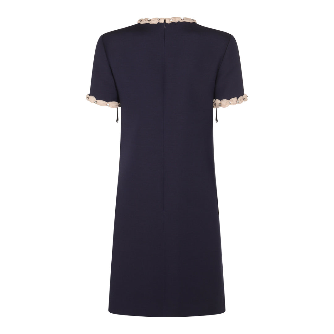 Valentino Dresses - INDACO/AVORIO | 340f1d04a8e4d5e1021f5ba5f72221a81ae1f3e3