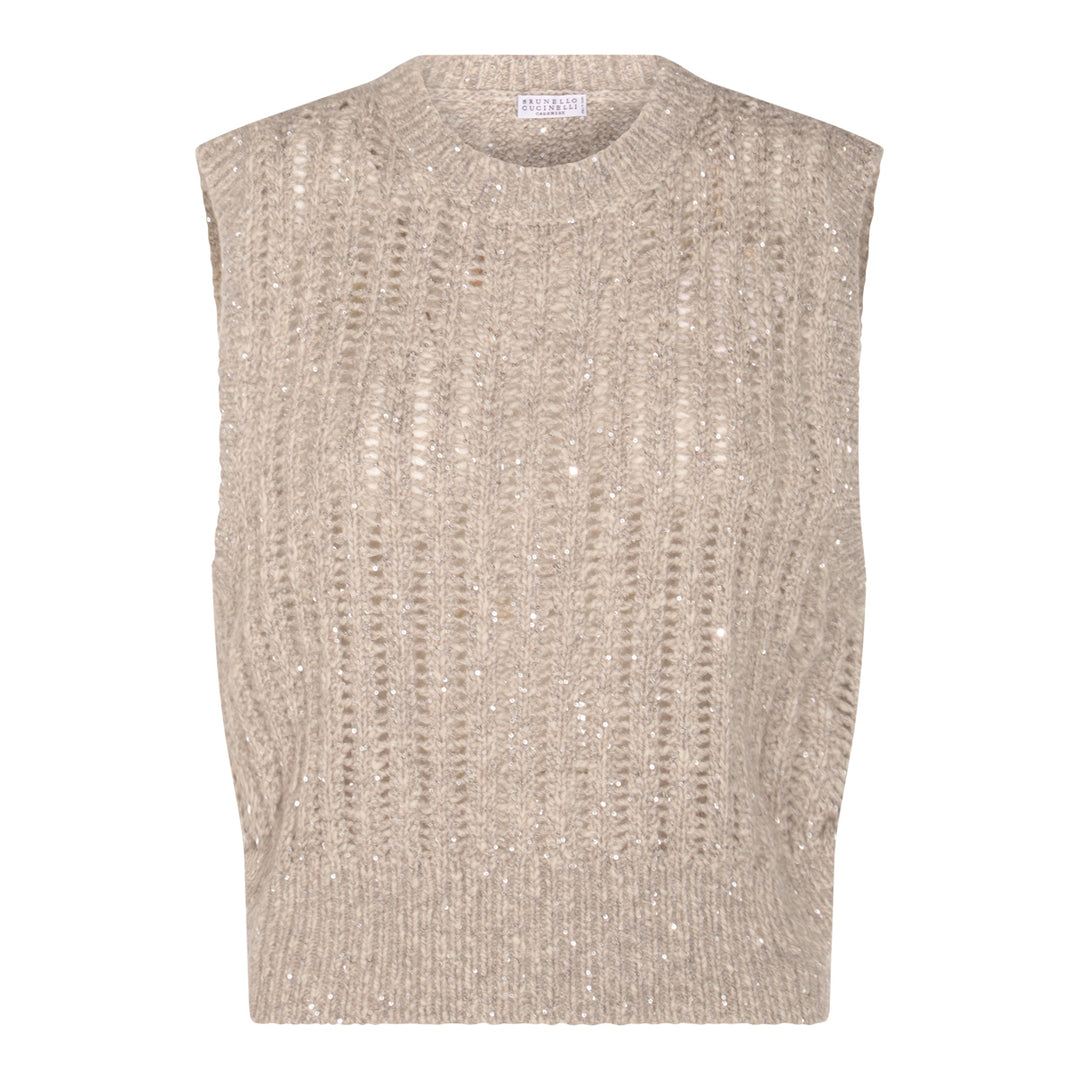 Brunello Cucinelli Sweaters - MADRE PERLA | 867267f051273a11c168b19e6bcde0ca5ae563ac