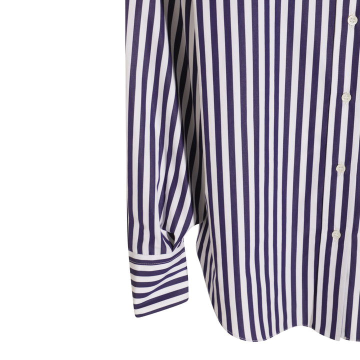 Brunello Cucinelli Shirts - BIANCO/BLUE | 274e9da4eb60388a4d71775d5731a8d67a50b7d6