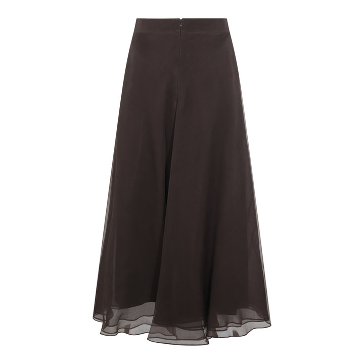 Brunello Cucinelli Skirts - DARK CHOCOLATE | 27b197571304989cac5f20f01d4a90d310533b2b