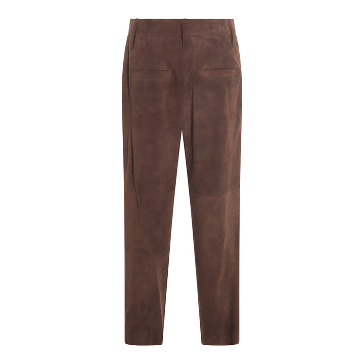 Brunello Cucinelli Trousers - Brown | aaa80f6b57415ba7d3355bba7745f18a3a1b61d6