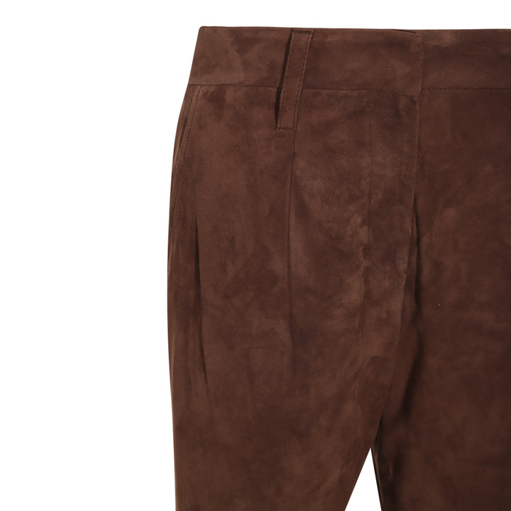 Brunello Cucinelli Trousers - Brown | e35f4f36c2991ad9576cfed44386e5d96106e5c0