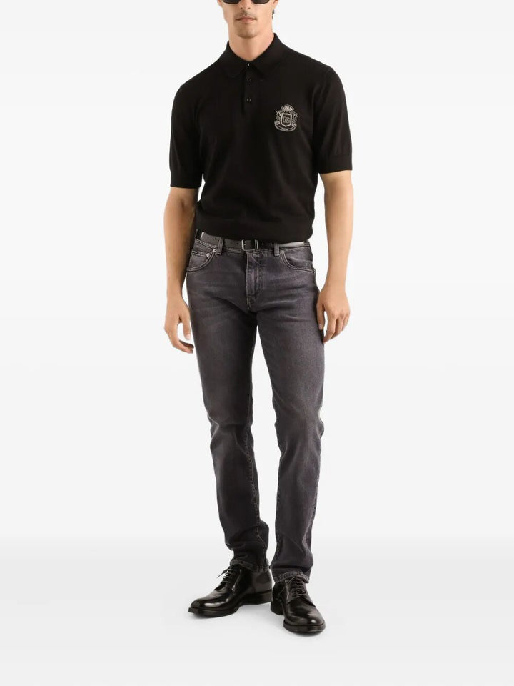 Dolce & Gabbana Polo - Black | da4e8ac7630844716ca1a4231e17c003d2f31128