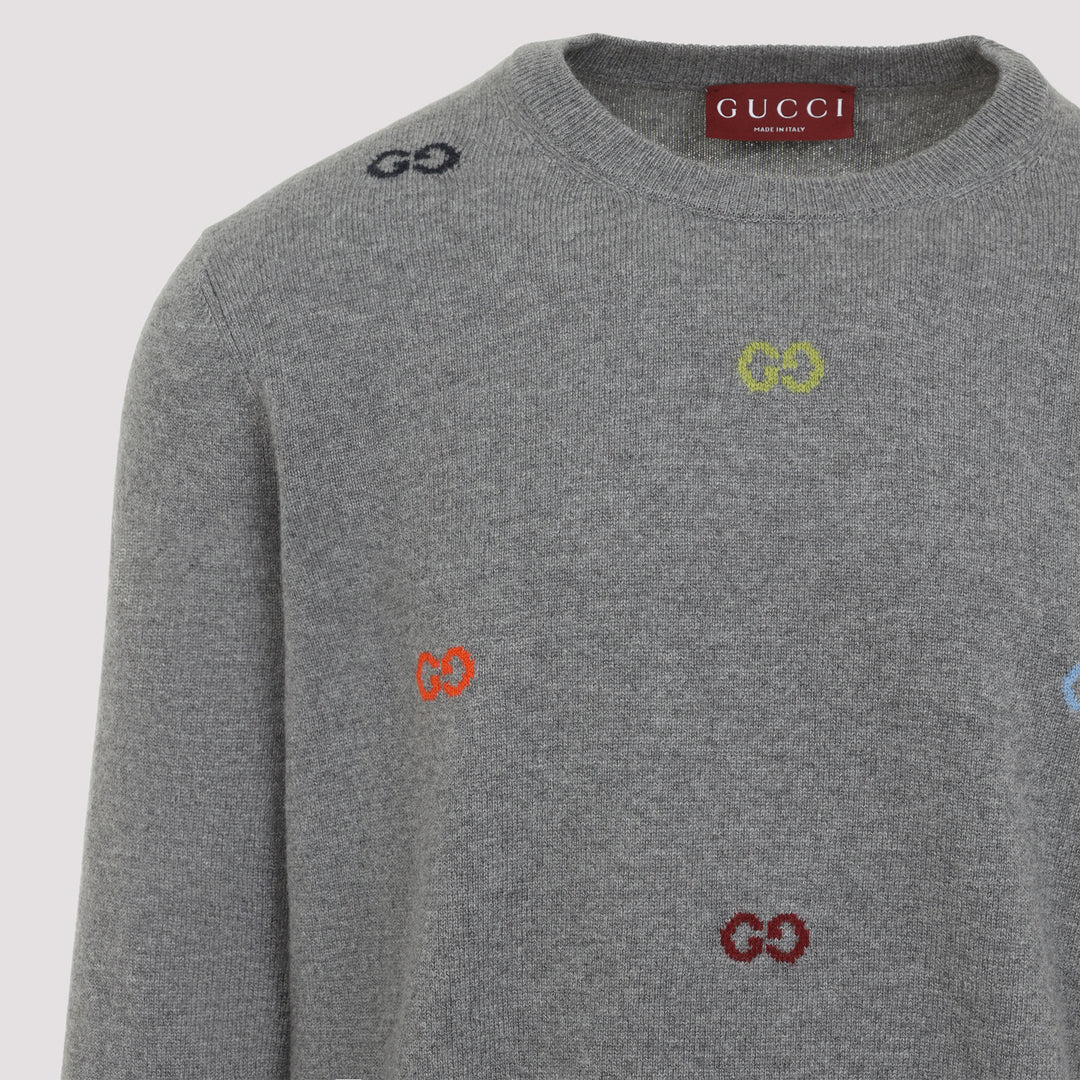 Gucci Sweater - Grey | b7f0fc7bb3aea5a6dcea973a08b82f6074e9f5b5