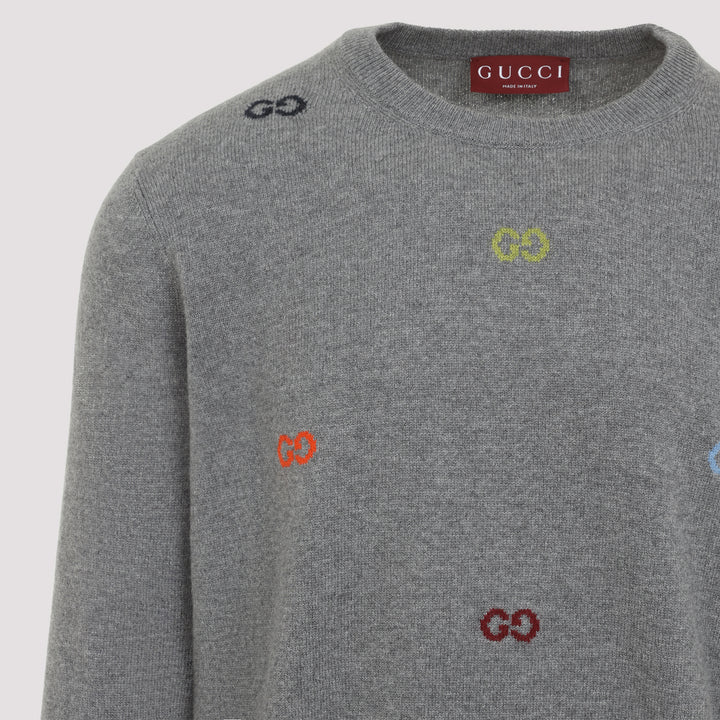 Gucci Sweater - Grey | b7f0fc7bb3aea5a6dcea973a08b82f6074e9f5b5