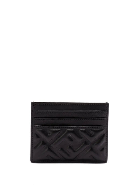 Ff Motif Nappa Leather Baguette Cardholder