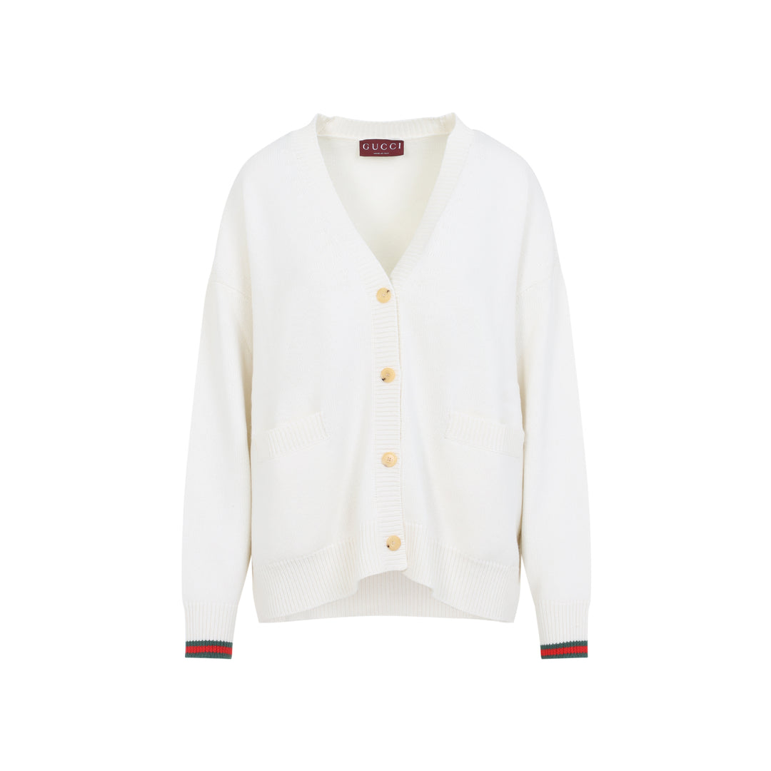 Gucci Cardigan - White | 5e510637744cf6a6fc5613bbcb769154b1d69b5b