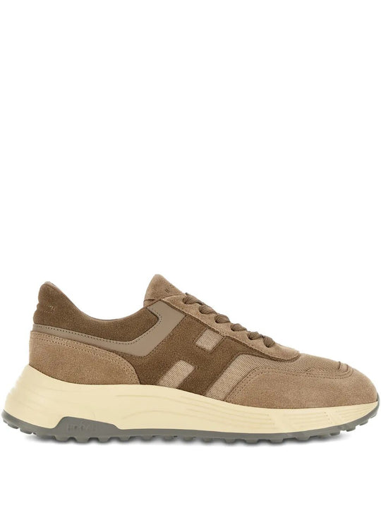 Hyperlight Suede And Mesh Sneakers
