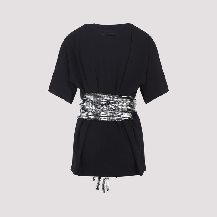 Mm6 Maison Margiela T-shirts - Black | 796065d2ca3d3924f27e7bb3f4b502c931d0ac8a