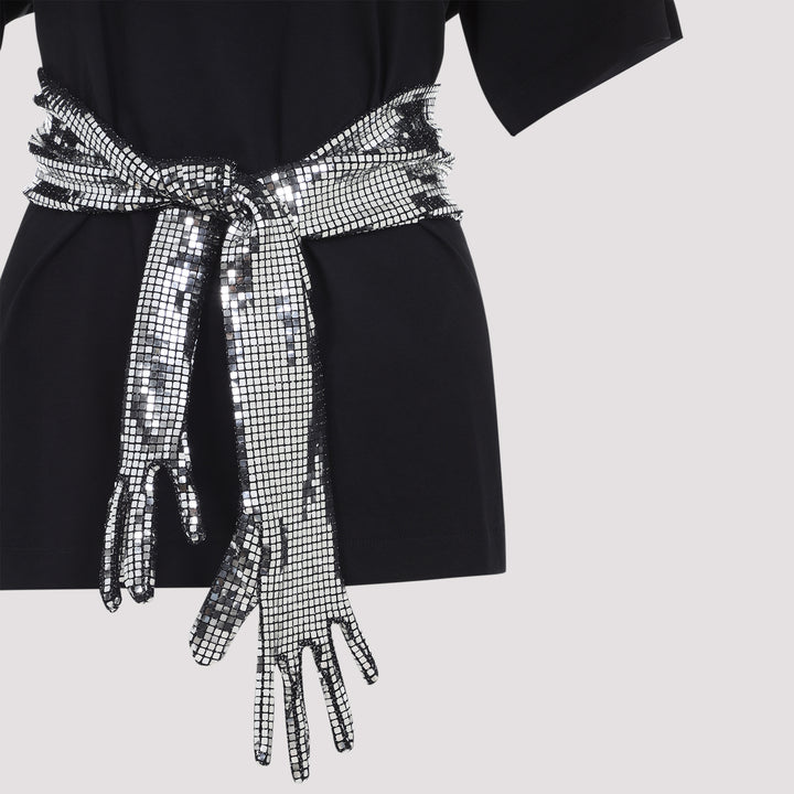 Mm6 Maison Margiela T-shirts - Black | 35426caf2fe65e07302b59f518568aaabf5c4135