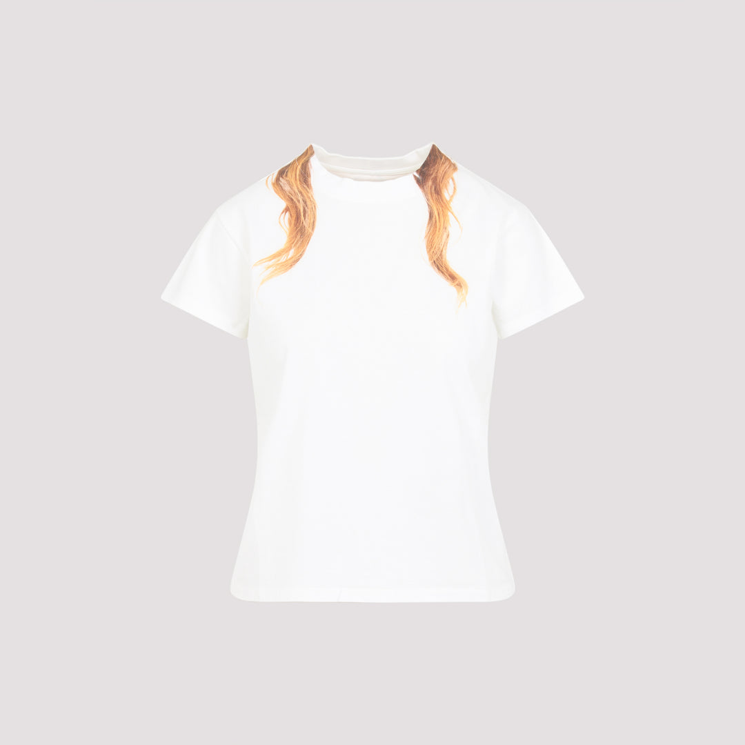 Mm6 Maison Margiela T-shirts - White | 67fda4a6934bf0558d21743c503bc63db9c73cc9