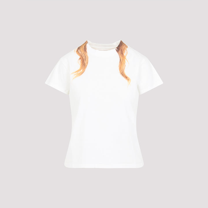 Mm6 Maison Margiela T-shirts - White | 67fda4a6934bf0558d21743c503bc63db9c73cc9