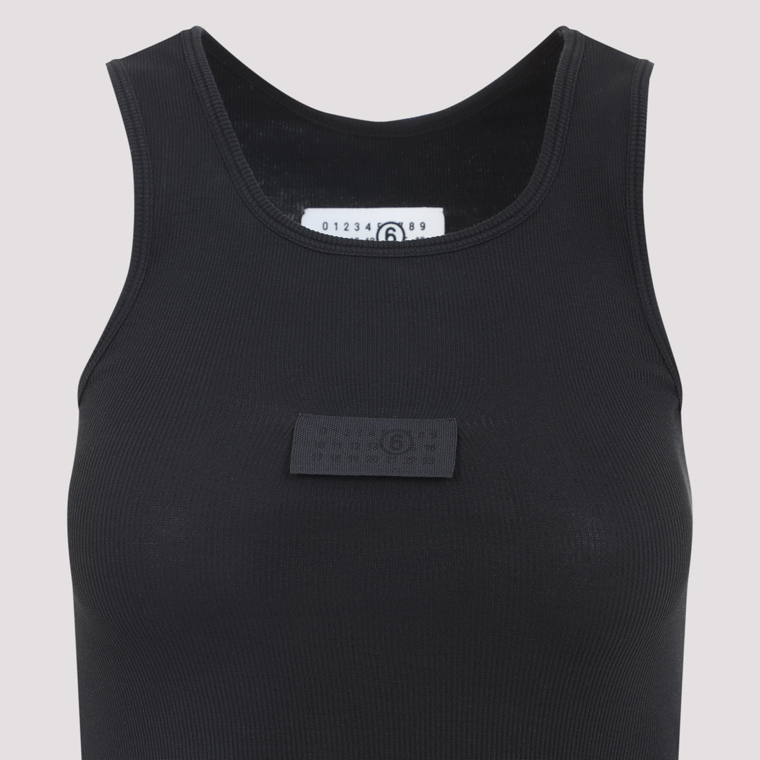 Mm6 Maison Margiela Tops - Black | f52a549ee713b5354cde9b301db7baaf6fbab6dd
