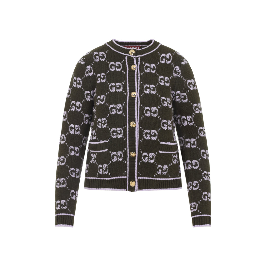 Gucci Cardigan - Green | a52acc14fe6a0eaed74855abbd4f423cff2fb080