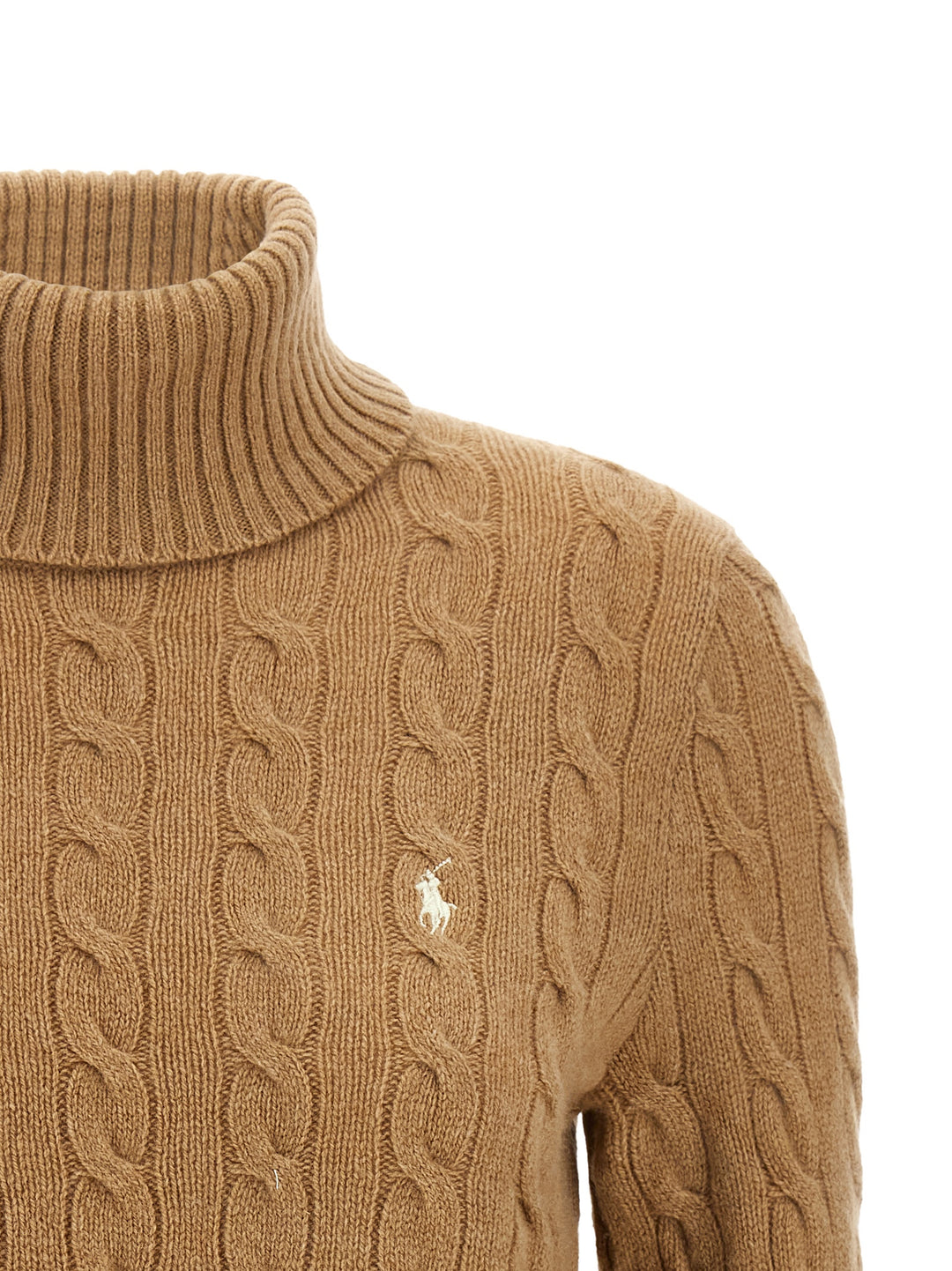 Polo Ralph Lauren Braided Turtleneck Sweater Sweaters and Cardigans - Beige | cdede1bd60639c66924512736c3c059ebbf2c11b