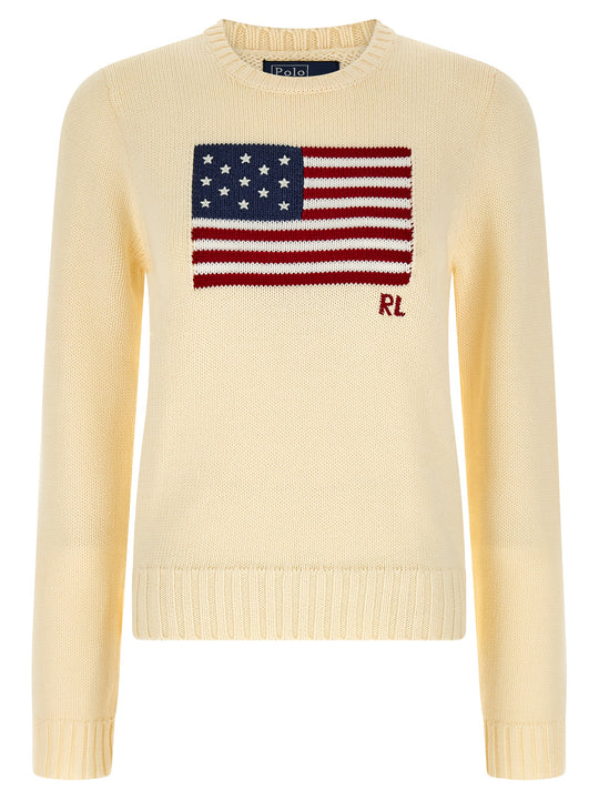 Cotton Sweater Sweaters And Cardigans Beige