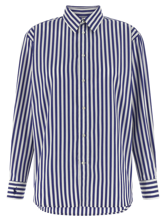 Striped Shirt Shirt And Blouse Blue