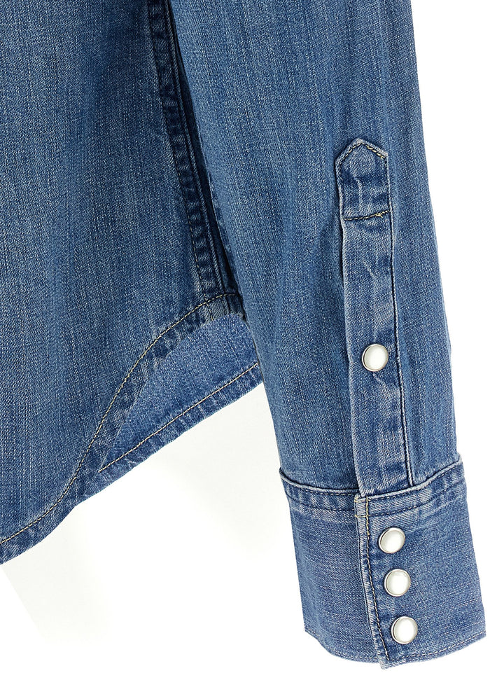 Polo Ralph Lauren Denim Shirt Shirt and Blouse - Blue | 1b55462d0fa3f93746b238453328565459045f50