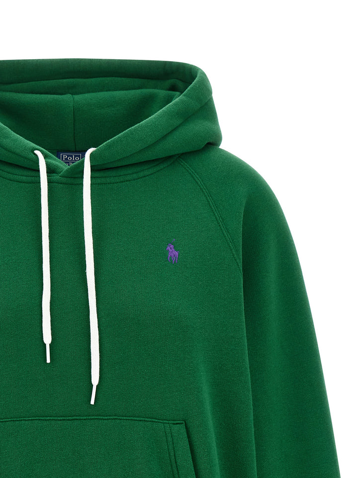 Polo Ralph Lauren Embroidery And Hoodie Sweatshirt - Green | b2f134baaa7aa2b16f2f106d70ea8330b8f940f5