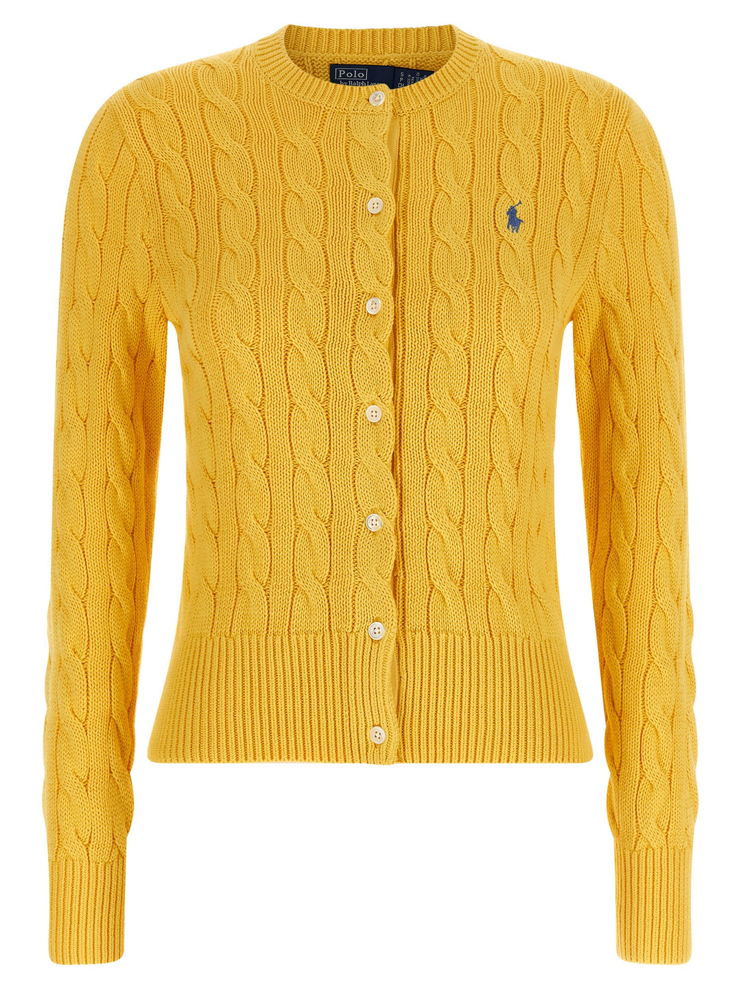 Polo Ralph Lauren Cotton Cable Cardigan Sweaters and Cardigans - Yellow | fed884c603720211f571d2a4f8d21632077b66ce