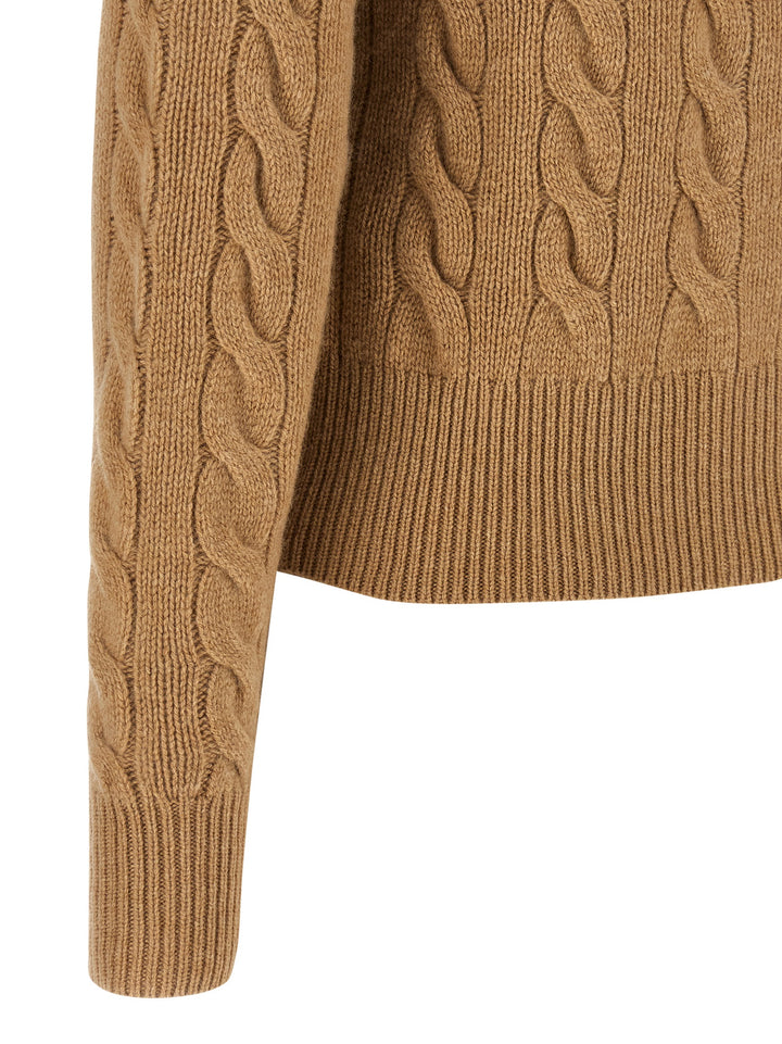 Polo Ralph Lauren Braided Cardigan Sweaters and Cardigans - Beige | fd9b0ed75b017479013970ede3d85ccd52c50be2