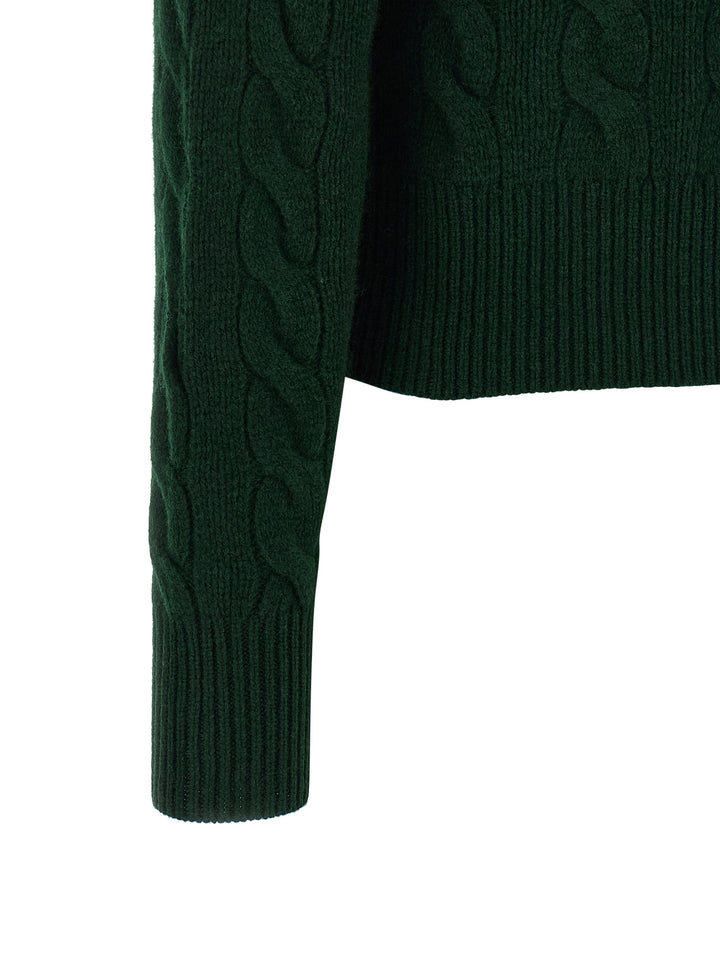 Polo Ralph Lauren Braided Cardigan Sweaters and Cardigans - Green | efe44521b4719125c692cbfc9682679a80e49e4e