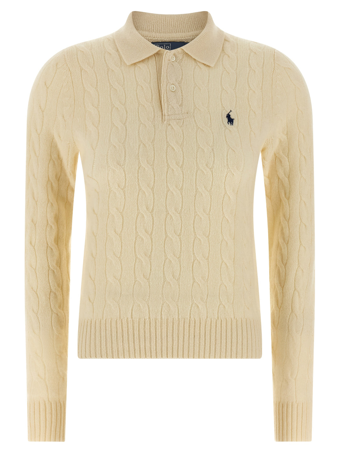 Polo Ralph Lauren Braided  Shirt Polo - White | 652f73bdeb7aa978f05b8f4b5b1d194328e08126