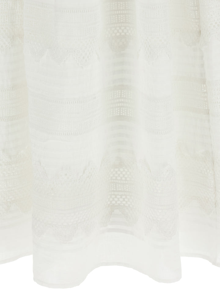Polo Ralph Lauren Lace Insert Dress Dresses - White | fc4c87b2608cc7c70a1b5e9ffcc450badabe855e