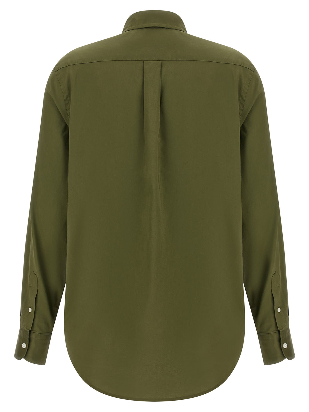 Polo Ralph Lauren Logo Embroidery Cotton Shirt Shirt and Blouse - Green | b69be0e9d1b36094a4c5fdf8f8c91f73621e0b88