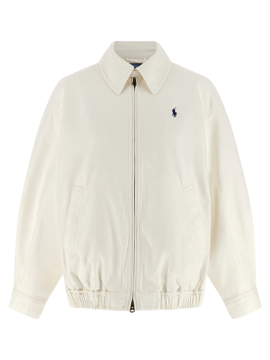 Double-Sided Cotton Jacket Puffer Jackets White