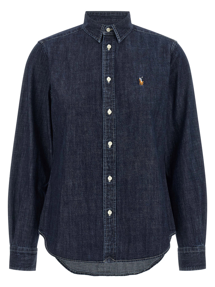 Polo Ralph Lauren Denim Shirt Shirt and Blouse - Blue | c8f55a1c0a197c296167aaee941168077e2abbe8
