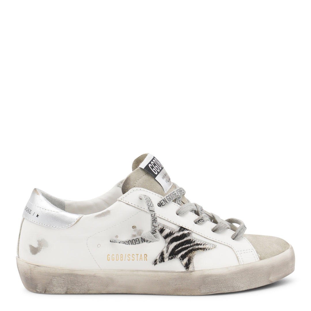 Golden Goose Sneakers - WHITE/WHITE BLACK ZEBRA/SILVER | 4dc7ceb14061c89d471cbe3e35f423bda501478c
