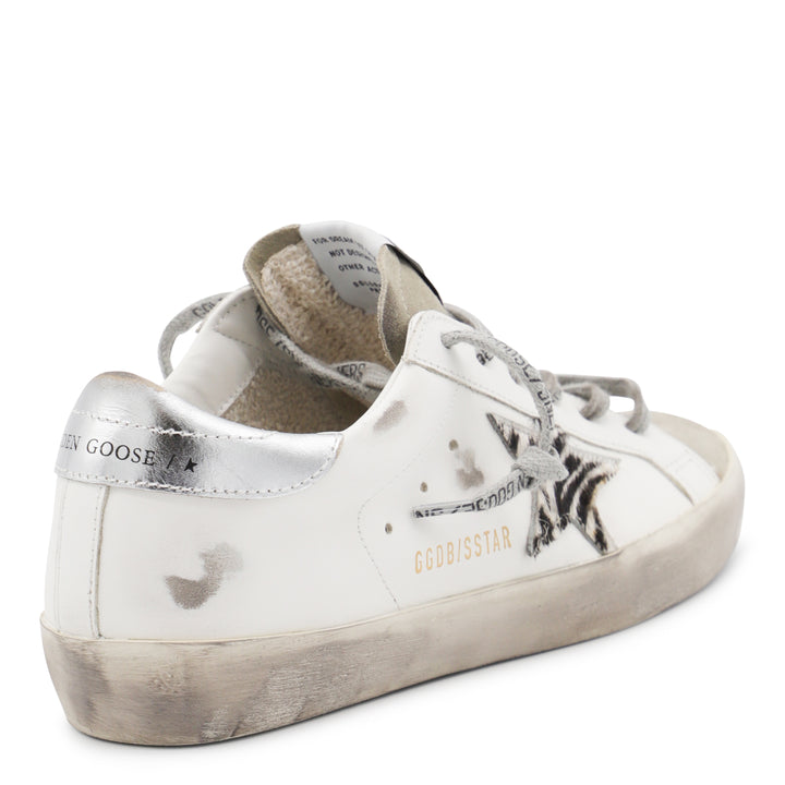 Golden Goose Sneakers - WHITE/WHITE BLACK ZEBRA/SILVER | 1aaa501a91d82a1fdacfd2462570d3b58d17c4f0
