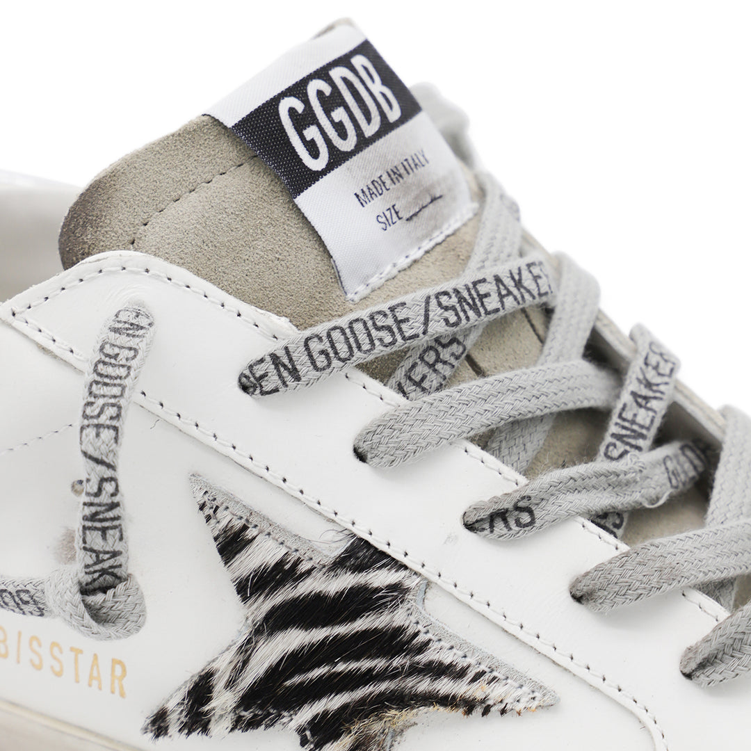 Golden Goose Sneakers - WHITE/WHITE BLACK ZEBRA/SILVER | fda09276adcfd80bb1f8377c31918f611df41359