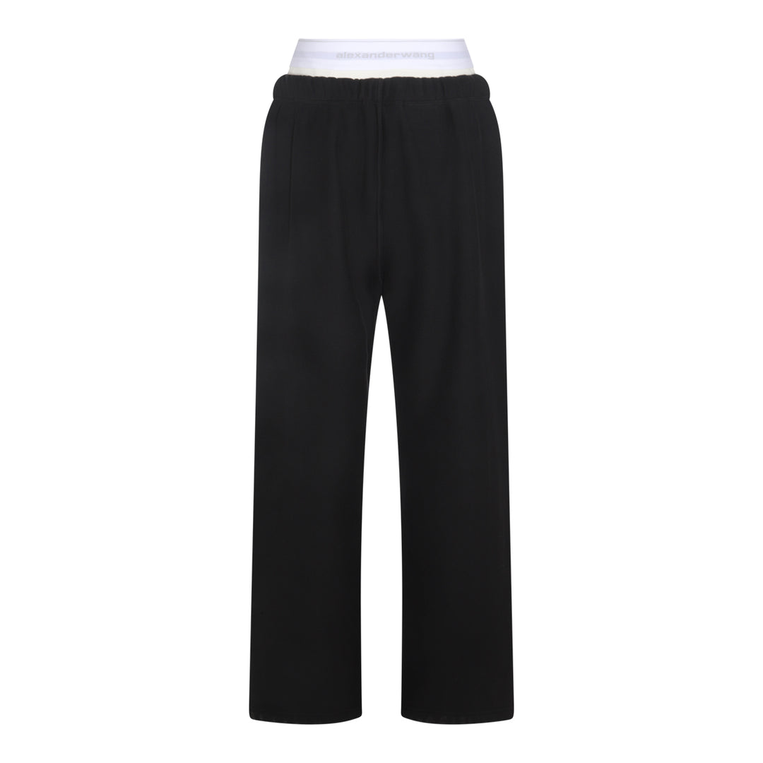 Alexander Wang Trousers - FADED BLACK | a73300ede3818e79040beb9a2bf30e7aaea9d7a8