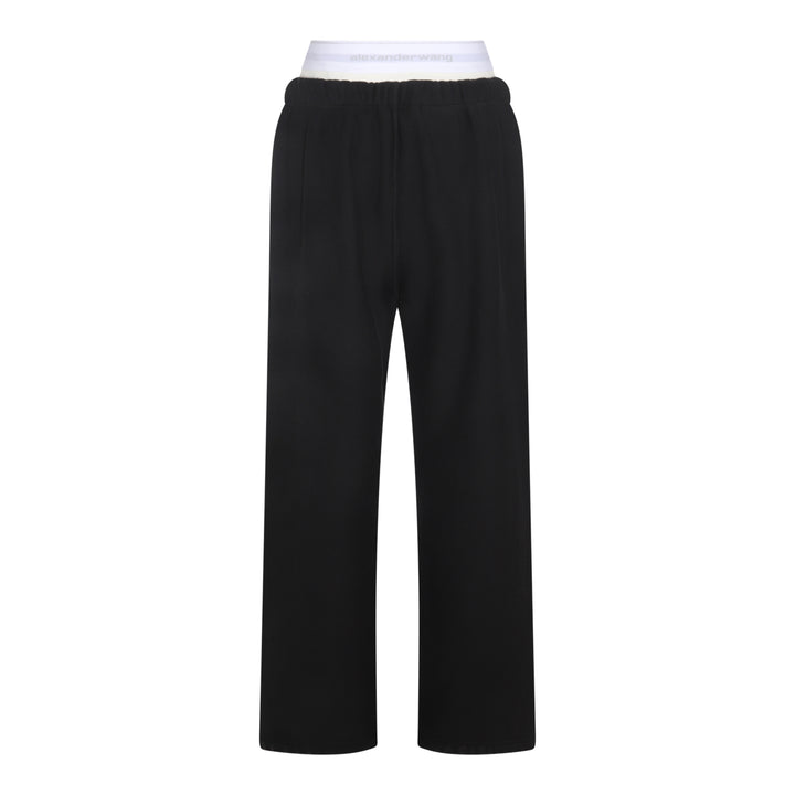 Alexander Wang Trousers - FADED BLACK | a73300ede3818e79040beb9a2bf30e7aaea9d7a8